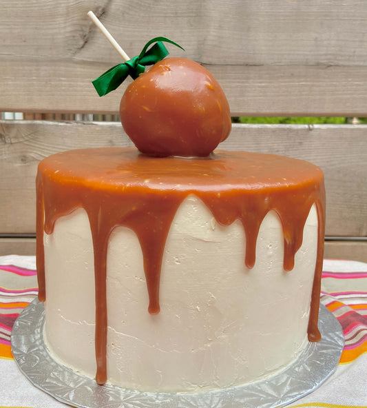 SALTED CARAMEL APPLE CAKE